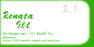 renata ill business card